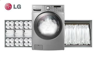 LG 12KG大容量洗衣机 换季清洗轻松解决
